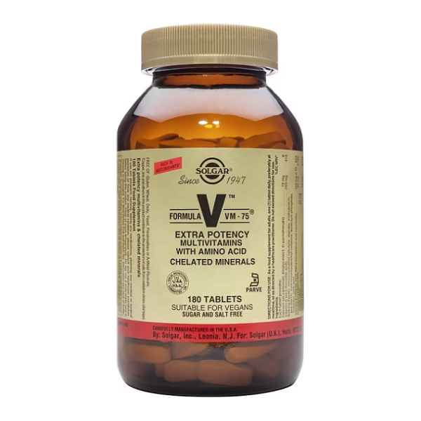 SOLGAR FÓRMULA VM-75 (180 COMPRIMIDOS)