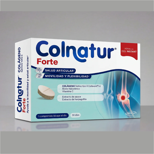 COLNATUR FORTE COLÁGENO NATIVO TIPO II (30 COMPRIMIDOS BICAPA)