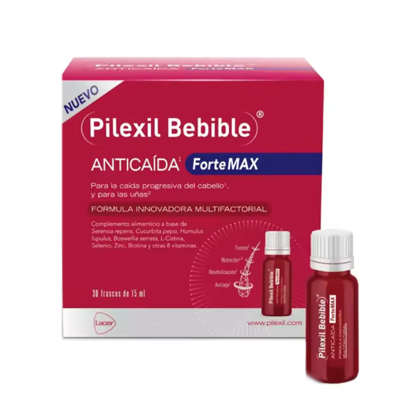 PILEXIL FORTEMAX AMPOLLAS BEBIBLES ANTICAIDA (30 Ampollas)