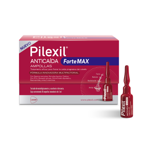 PILEXIL FORTEMAX PILEXIL ANTICAIDA (20 AMPOLLAS x 5ML)