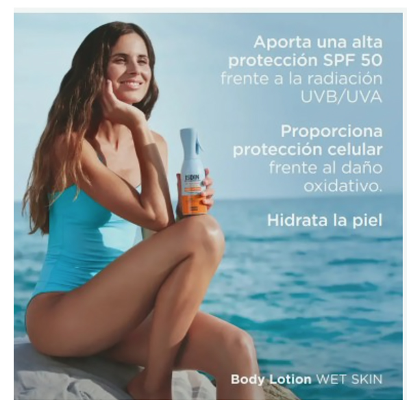 ISDIN FOTOPROTECTOR BODY LOTION WET SKIN SPF 50 (250ML) NOVEDAD!