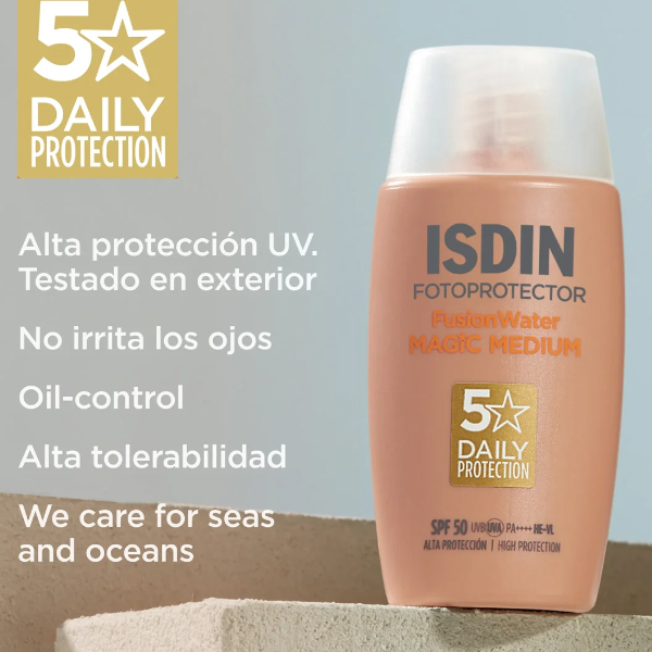 ISDIN FOTOPROTECTOR FUSION WATER MAGIC MEDIO SPF50 (50ml)		