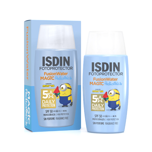 ISDIN FOTOPROTECTOR FUSION WATER MAGIC PEDIATRICS SPF50 MINIONS +6M (50ML)