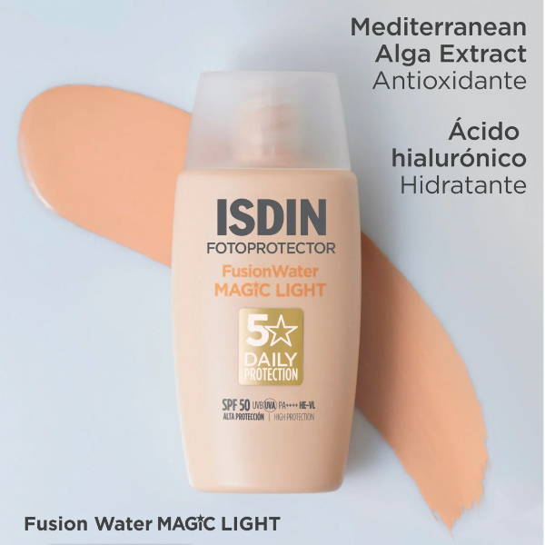 ISDIN FOTOPROTECTOR FUSIONWATER MAGIC LIGHT SPF50 (50ML)