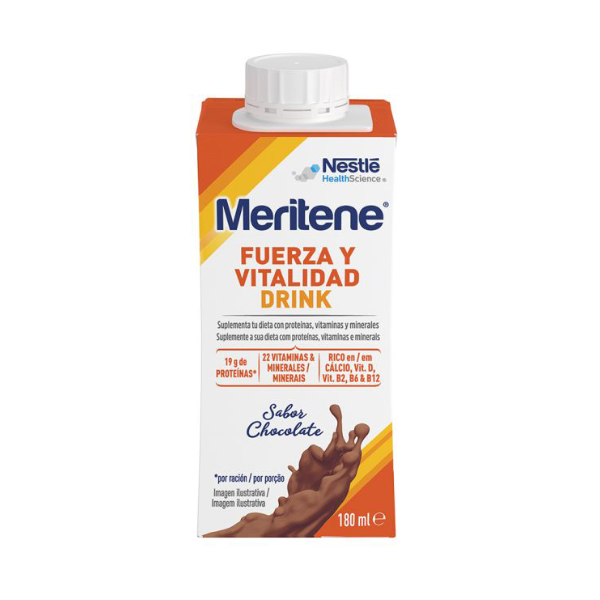 MERITENE FUERZA Y VITALIDAD DRINK CHOCOLATE (6 x 180ml)	