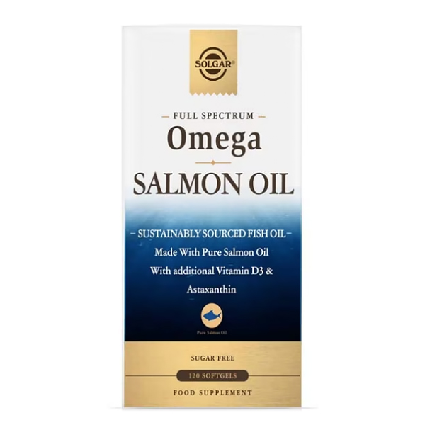 SOLGAR FULL SPECTRUM OMEGA SALMON ACEITE (120 CAPS.BLANDAS) 
