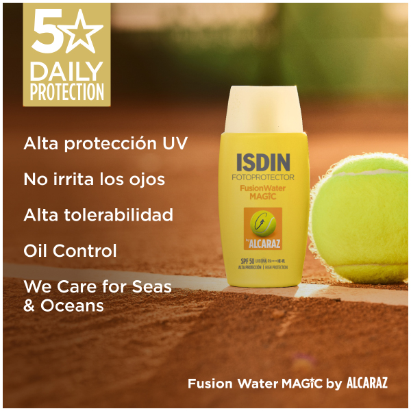 ISDIN Fusion Water MAGIC by Alcaraz SPF 50