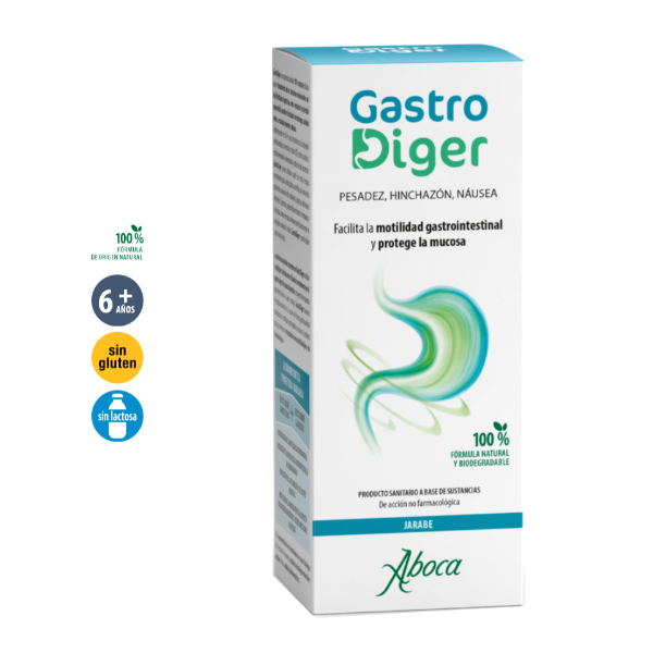 ABOCA GASTRODIGER JARABE 100% NATURAL +6 AÑOS (180G)