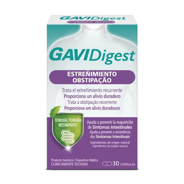 RECKITT BENCKINSER GAVIDIGEST ESTREÑIMIENTO (30 CAPSULAS)