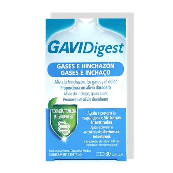 RECKITT BENCKINSER GAVIDIGEST GASES E HINCHAZON (30 CÁPSULAS)