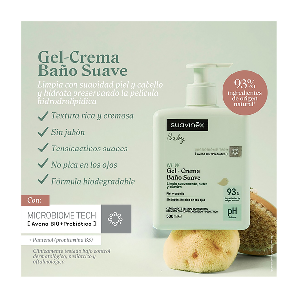 SUAVINEX GEL - CREMA BAÑO SUAVE (500ML)