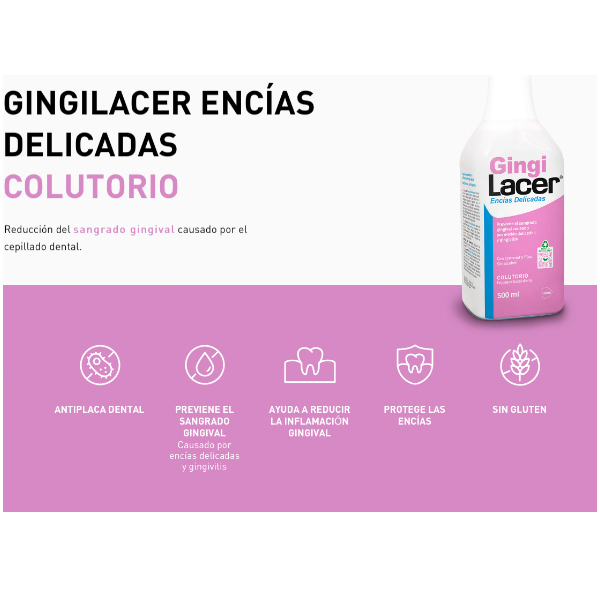 LACER Gingi Lacer Colutorio ENCÍAS DELICADAS (500ml)