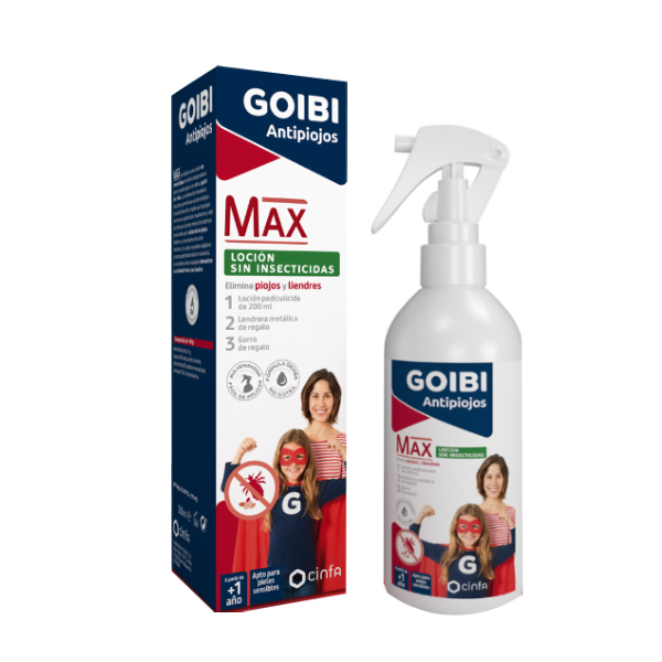 CINFA GOIBI MAX LOCIÓN ANTIPIOJOS +1 AÑO (200ML)