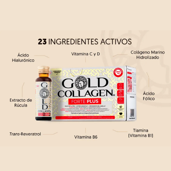 ECAREYOU  GOLD COLLAGEN FORTE PLUS (10x50ML)