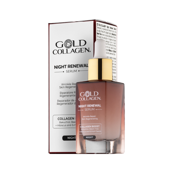 ECAREYOU  GOLD COLLAGEN NIGHT RENEWAL SERUM (30ML)