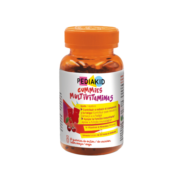 PEDIAKID GOMINOLAS MULTIVITAMINAS (60 GUMMIES)
