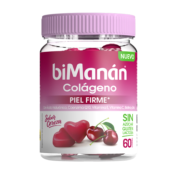 BIMANAN GUMMIES COLAGENO PIEL FIRME (60 UNIDADES)