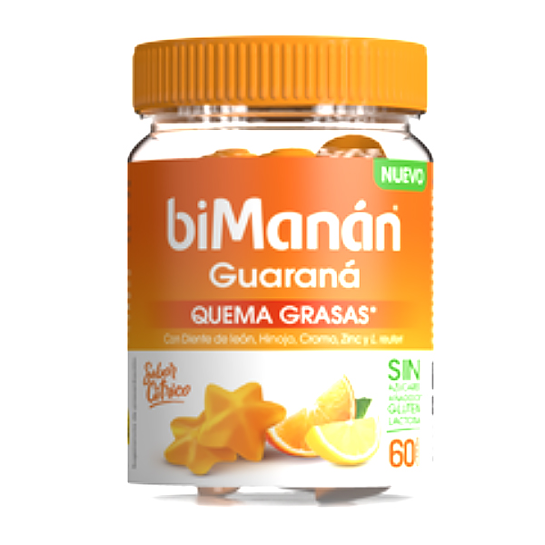 BIMANAN GUMMIES GURANNÁ (60 CARAMELOS DE GOMA)
