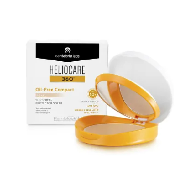 CANTABRIA LABS HELIOCARE 360º COMPACT OIL FREE SPF50+ COLOR PEARL (10GR)