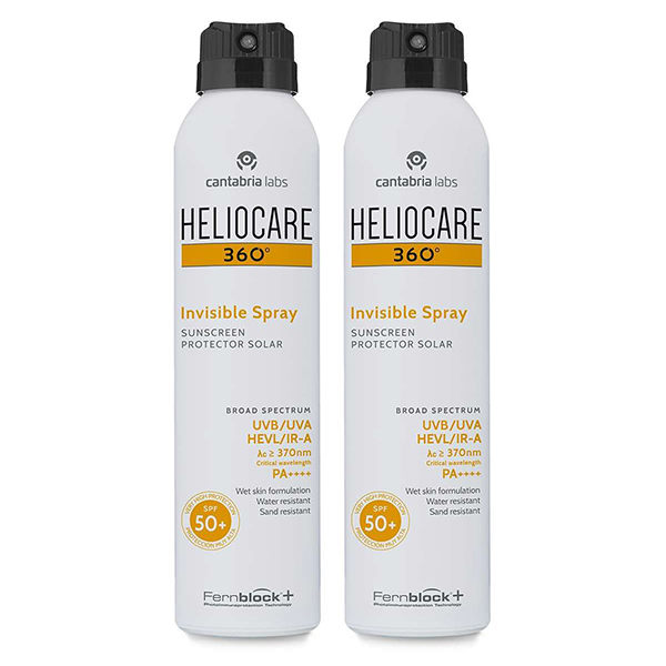 CANTABRIA LABS HELIOCARE PACK 360º INVISBLE SPRAY SPF 50+ (2 UNIDADES x200ML)