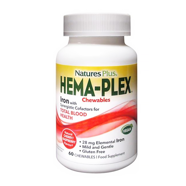 NATURE'S PLUS HEMAPLEX (60COMP.MASTICABLES)