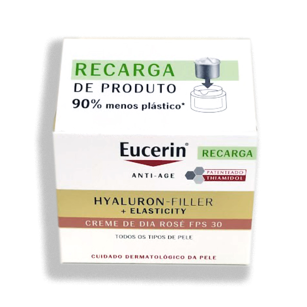 EUCERIN HYALURON-FILLER ELASTICIY CREMA DIA ROSÉ FPS30 RECARGA (50ML)