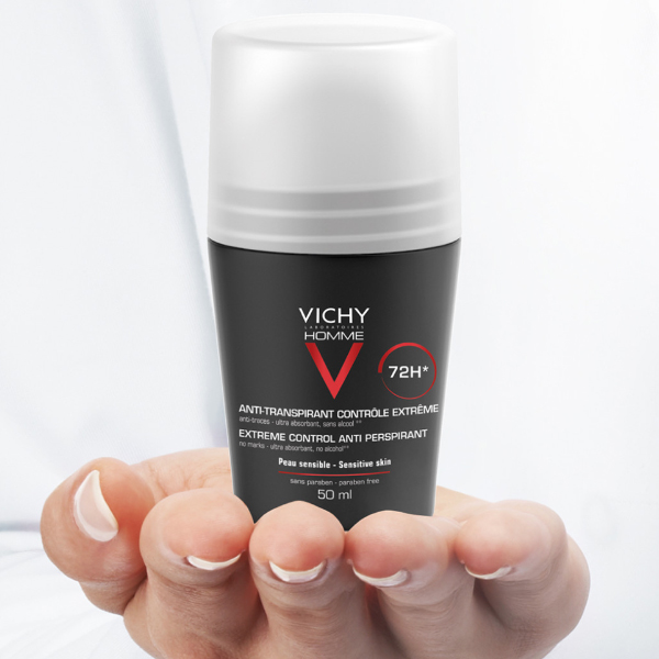VICHY HOMME DESODORANTE ANTI-TRANSPIRANTE CONTROL EXTREMO (50ML)