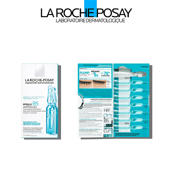 LA ROCHE POSAY HYALU B5 AMPOLLAS ANTI-ARRUGAS (7 AMPOLLAS X 1,8ML) 
