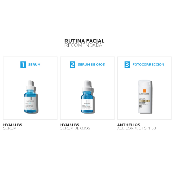 LA ROCHE POSAY HYALU B5 SERUM DERMATOLÓGICO DE OJOS PARA CORREGIR RELLENAR OJERAS Y ARRUGAS (15ML)	