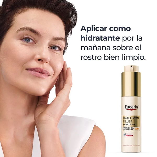 EUCERIN Hyaluron-Filler + Elasticity Crema de Día Ultraligera SPF50 (50ML)
