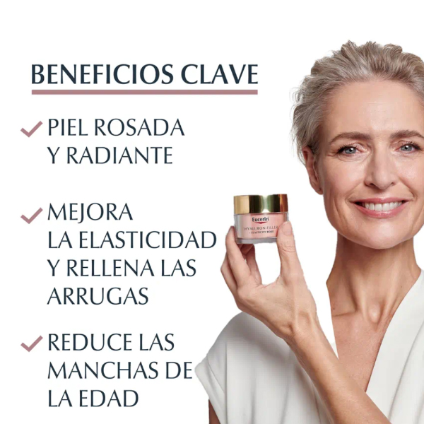 EUCERIN HYALURON FILLER+ ELASTICITY CREMA DIA ROSÉ FPS 30 (50ML)