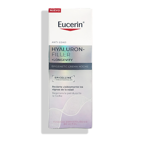EUCERIN HYALURON FILLER + LONGEVITY EPIGENETIC NOCHE (50ML)