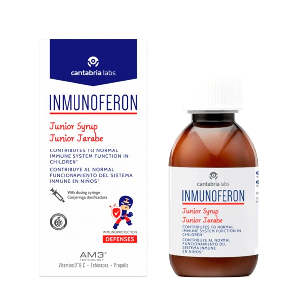 CANTABRIA LABS INMUNOFERON Junior Jarabe ( 150ML+ JERINGUILLA DOSIFICADORA)