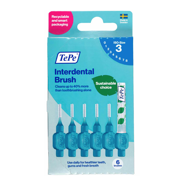 TEPE INTERDENTAL CEPILLO AZUL (6 UNIDADES)