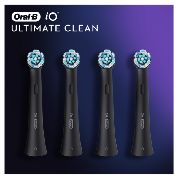 ORAL-B iO SERIE 6 RECAMBIO ULTIMATE CLEAN NEGRO (4 UNIDADES)