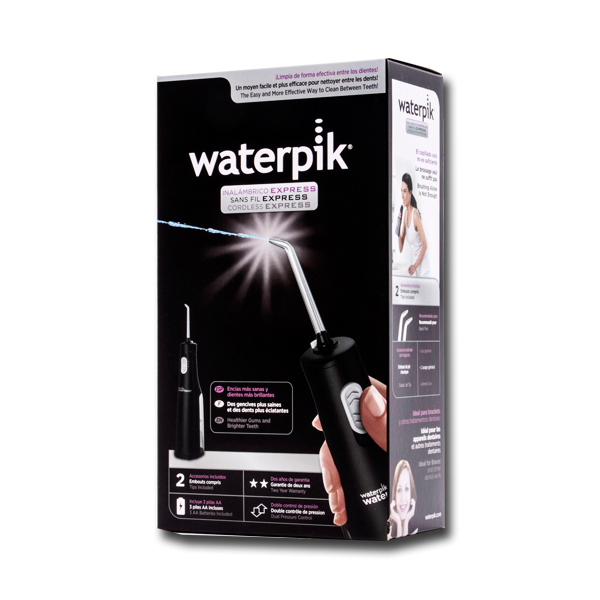 WATERPIK Irrigador Inalámbrico Express WP-02 NEGRO