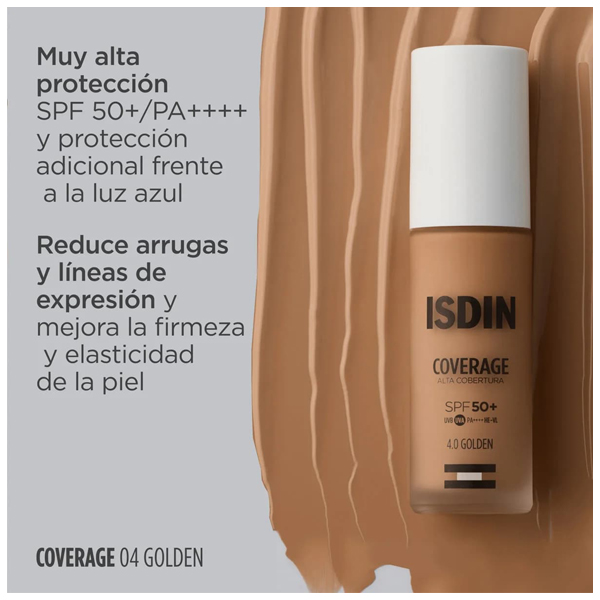 ISDIN ISDIN COVERAGE SPF50+ BASE DE MAQUILLAJE TONO GOLDEN (30G)