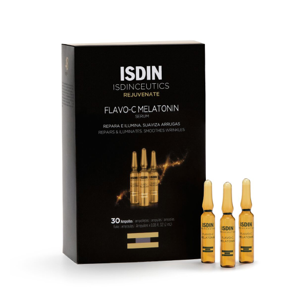 ISDIN ISDINCEUTICS FLAVO-C MELATONIN SERUM (30 ampollas x 2ml)		