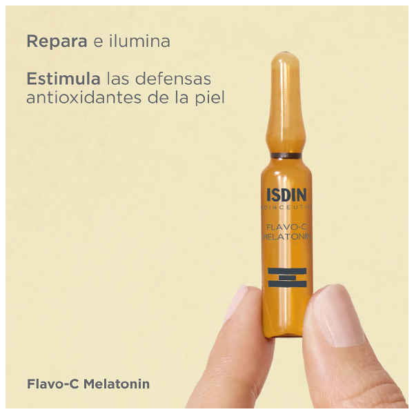 ISDIN ISDINCEUTICS FLAVO-C MELATONIN SERUM (30 ampollas x 2ml)		