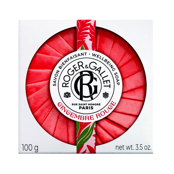 ROGER&GALLET GINGEMBE ROUGE JABÓN EN PASTILLA  (100G)
