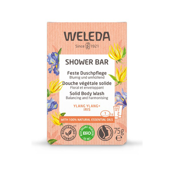 WELEDA JABÓN SÓLIDO DUCHA ENVOLVENTE FLORAL (75ML)