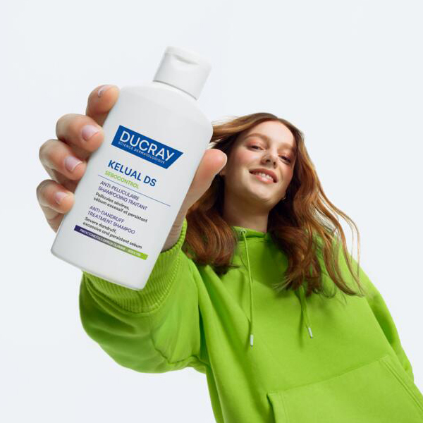 DUCRAY KELUAL DS SEBOCONTROL CHAMPÚ ANTICASPA (100ML)