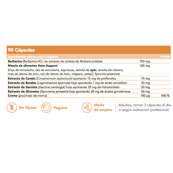 NATURE'S PLUS KETO LIVING SUGAR CONTROL (90 CAPS)