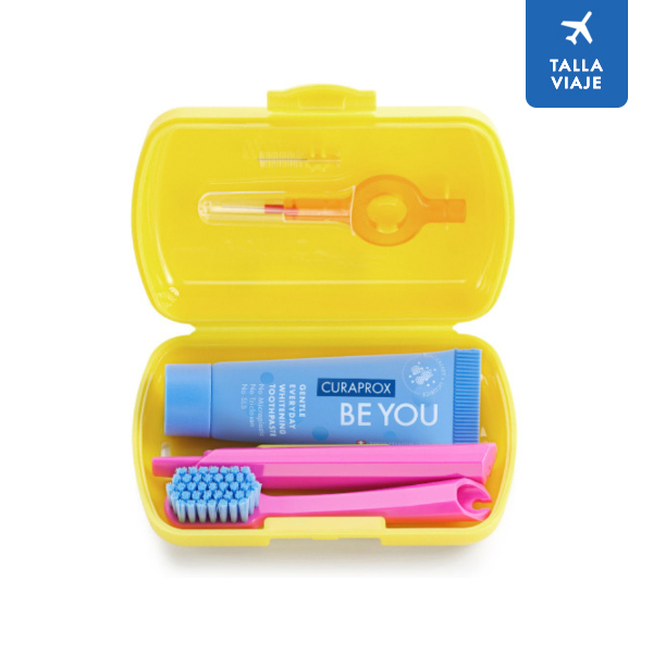 CURAPROX SET DE VIAJE 1 CEPILLO + 1 DENTÍFRICO Be you (10ML)	