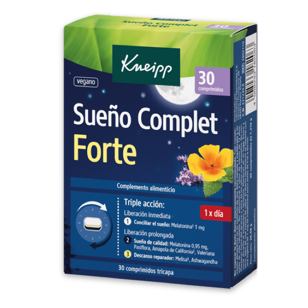 BOEHRINGER-INGELHEIM KNEIPP SUEÑO COMPLET FORTE (30 UNIDADES)