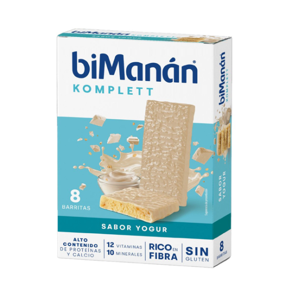 BIMANAN KOMPLETT BARRITAS SABOR YOGUR (8 BARRITAS) 