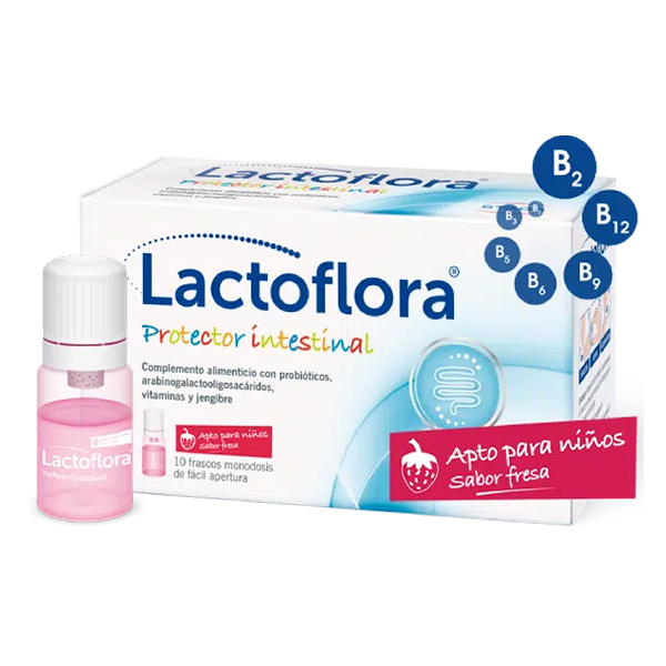 STADA LACTOFLORA PROTECTOR INTESTINAL INFANTIL (10 FRASCOS)