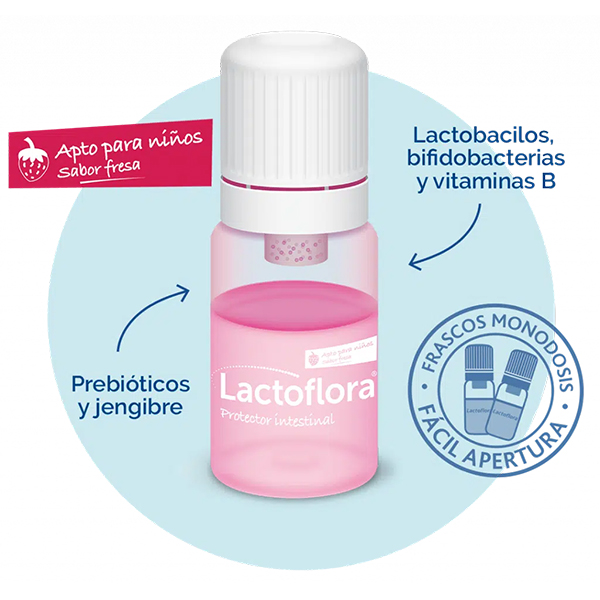 STADA LACTOFLORA PROTECTOR INTESTINAL INFANTIL (10 FRASCOS)