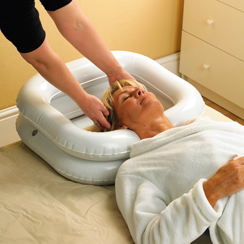 AYUDAS DINÁMICAS Lavacabezas Hinchable