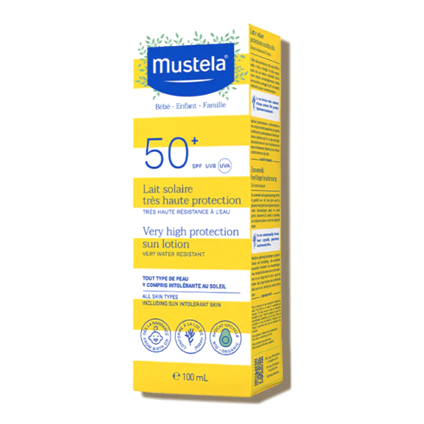 MUSTELA LECHE SOLAR MUY ALTA PROTECCION SPF50+ (100ML)